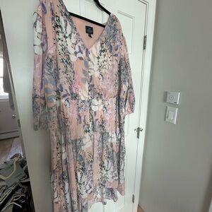 Floral V-Neck Dress